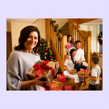 Load image into Gallery viewer, Funny Cat Christmas Card – “Santa Checked Twice”