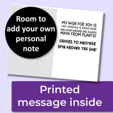 Load image into Gallery viewer, I Herd It's Your Birthday! Cow Birthday Card - Great for Vegetarians