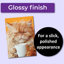 Load image into Gallery viewer, Exhausted Cat Congratulations Card