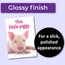 Load image into Gallery viewer, This Little Piggy Birthday Card