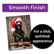 Load image into Gallery viewer, ✨FUNDRAISER!✨ Santa's Little Helper Dog Christmas Card for Pup & Cat Co.