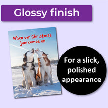 Load image into Gallery viewer, Funny Dog Christmas Card to Celebrate Friendship
