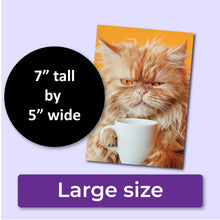 Load image into Gallery viewer, Exhausted Cat Congratulations Card
