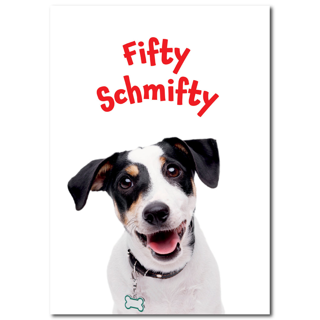 Funny Happy 50th Birthday Card  for Men or Women