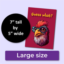 Load image into Gallery viewer, Guess What? Chicken Butt! Birthday Card

