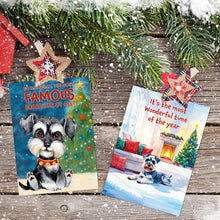 Load image into Gallery viewer, ✨FUNDRAISER!✨ It’s the Most Wonderful Time of the Year Christmas Card for Schnauzer Love Rescue, Inc.
