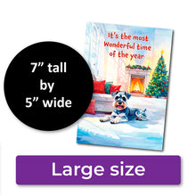 Load image into Gallery viewer, ✨FUNDRAISER!✨ It’s the Most Wonderful Time of the Year Christmas Card for Schnauzer Love Rescue, Inc.
