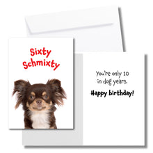 Load image into Gallery viewer, Sixty Schmixty 60th Birthday Card for Men or Women
