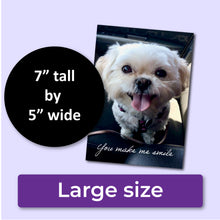 Load image into Gallery viewer, You Make Me Smile Card, Shih Tzu Dog Greeting Card
