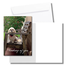 Load image into Gallery viewer, Thinking of You Card with Adorable Shih Tzu
